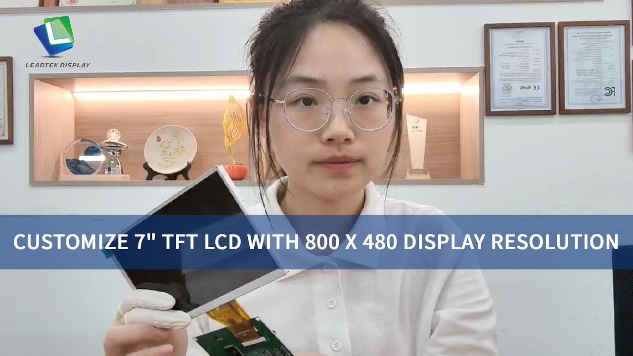 7 Inch 800*480 TFT LCD Display for Industrial Applications
