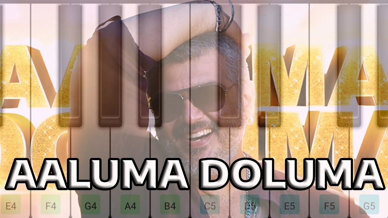 Aaluma Doluma 🤘🏼 | Vedhalam Movie Song | Anirudh 🎶 | Piano Recording