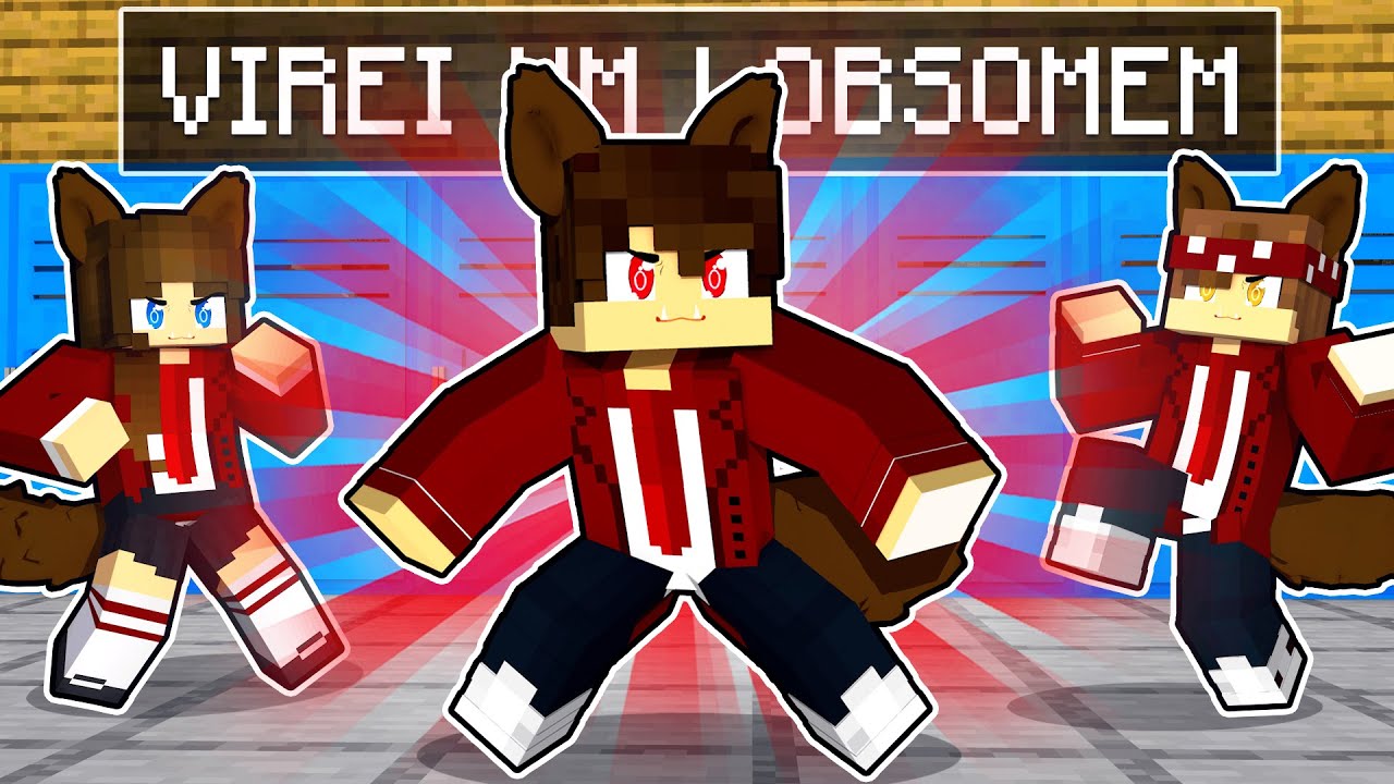 GUIHH virou um LOBISOMEM em uma ESCOLA SÓ DE LOBOS no Minecraft #2