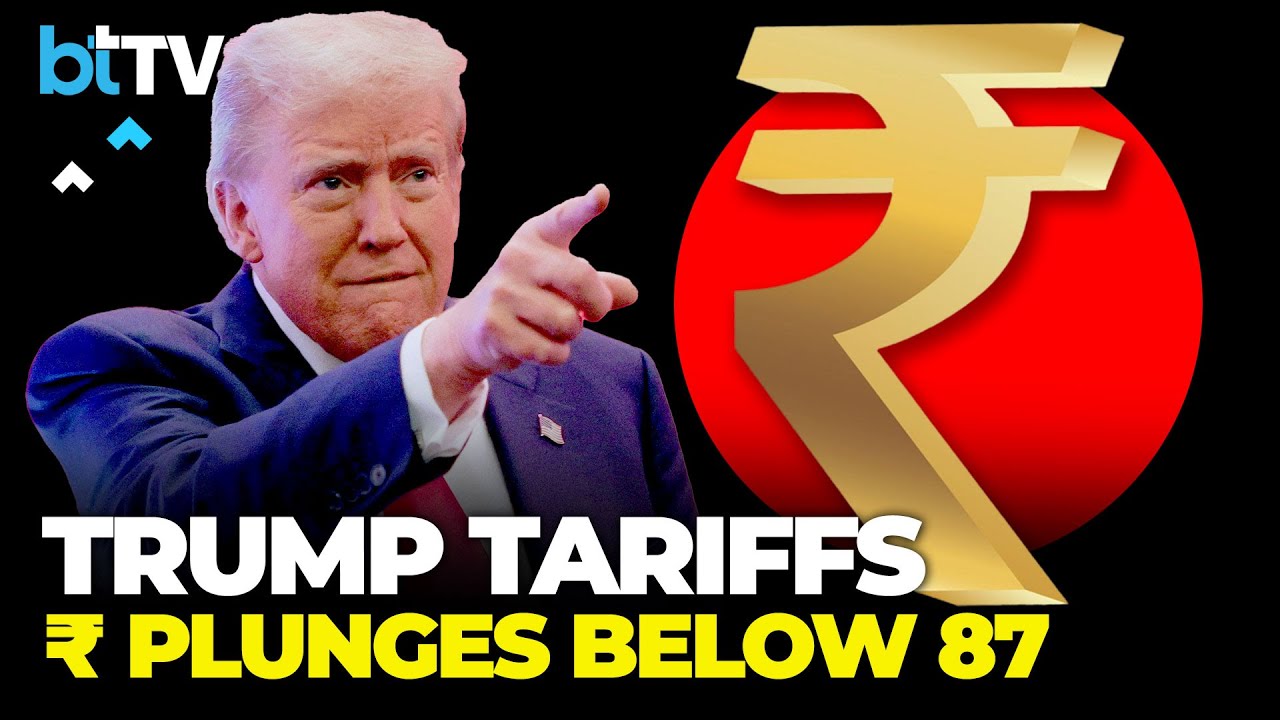 Rupee Hits All-Time Low, Breaches 87 For The First Time On Trump Tariffs