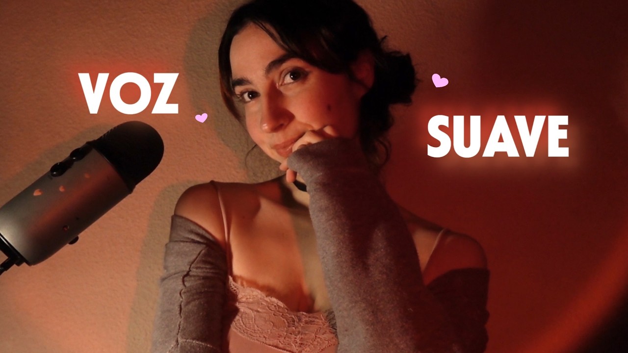 ASMR No puedes DORMIR? ૮ ˶ᵔ ᵕ ᵔ˶ ა ୨♡୧ Te susurro con Voz Suave, Besitos y visuales para calmarte