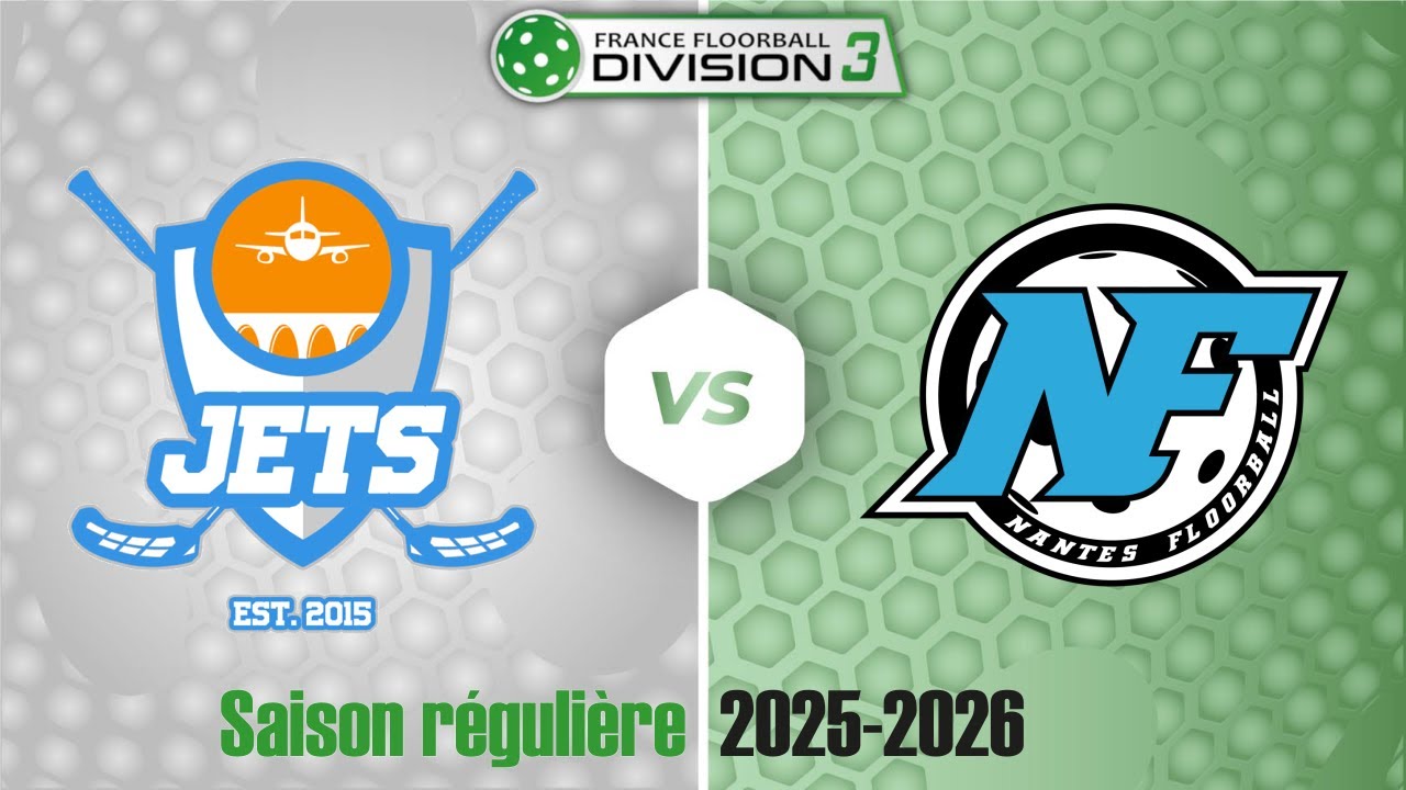 Floorball D3 / Ouest : Jets vs. Nantes 2