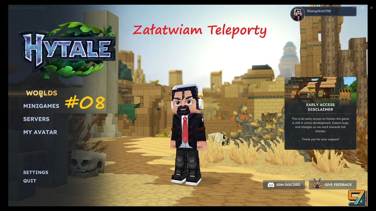 HYTALE #08 *Załatwiam Teleporty*