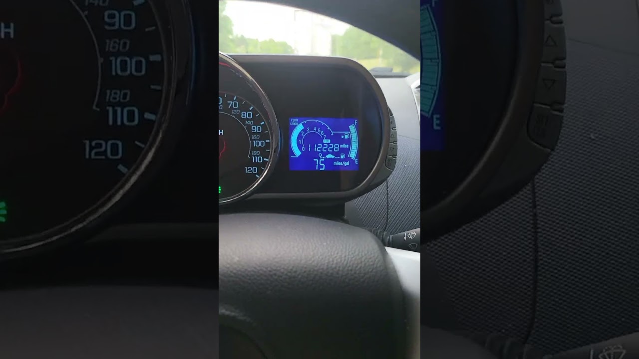Mileage Chevy Spark drafting a semi. 5 speed stick
