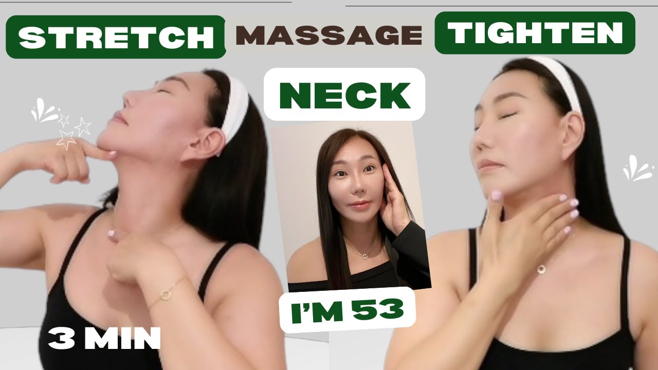 3 MIN l Must-Do & Best Neck Massage Ever! l No Talk Practice Version is at the end l Sooeylife