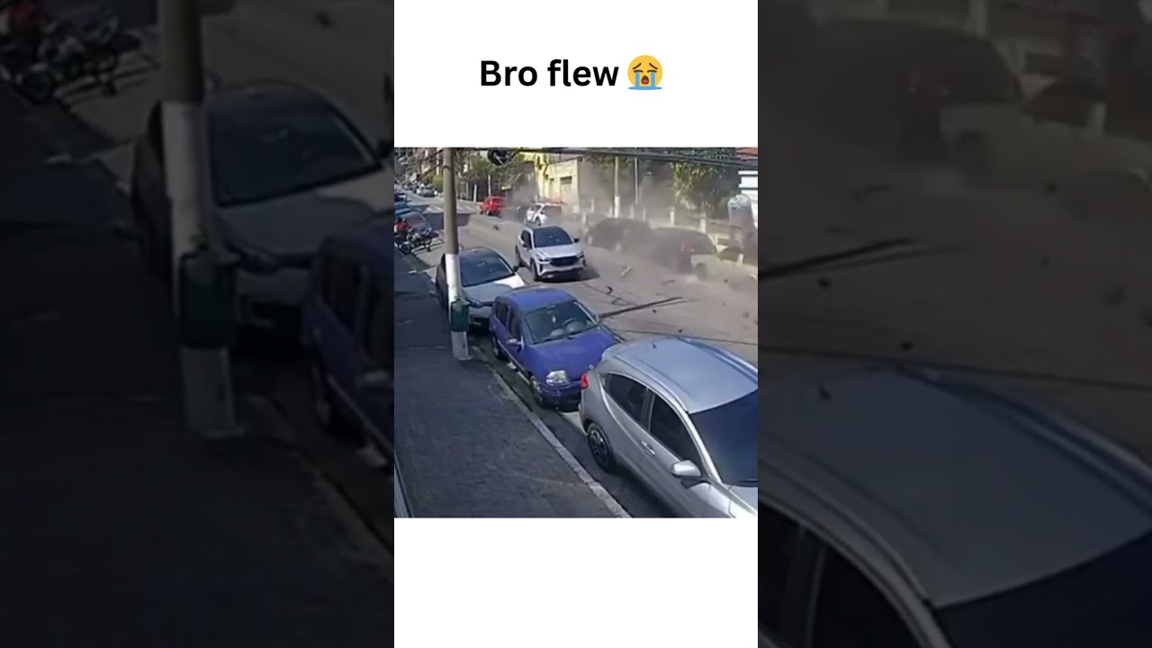 Car hits speed bump going 80mph and flies
