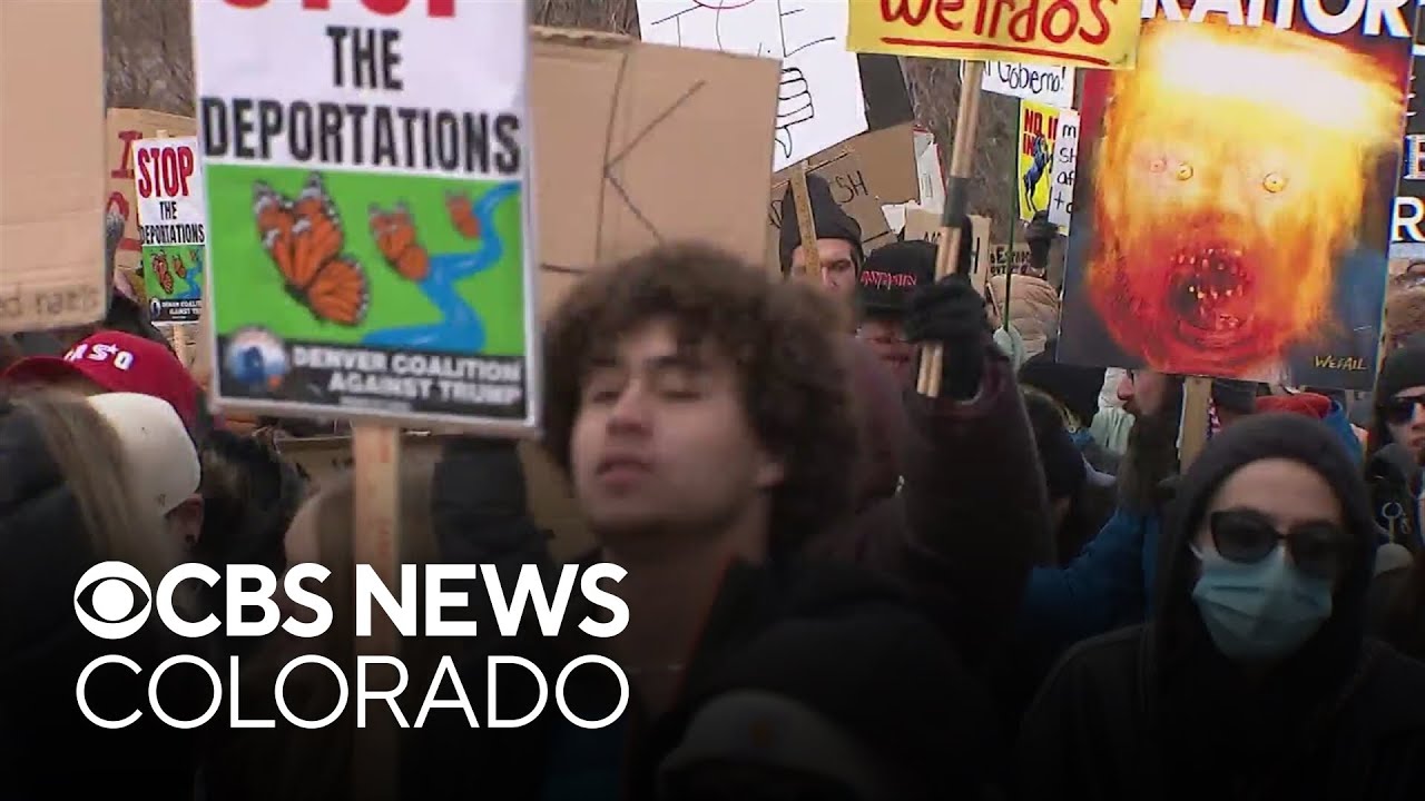 Hundreds of demonstrators protest ICE, DHS at vigil for Alex Pretti at Colorado State Capitol