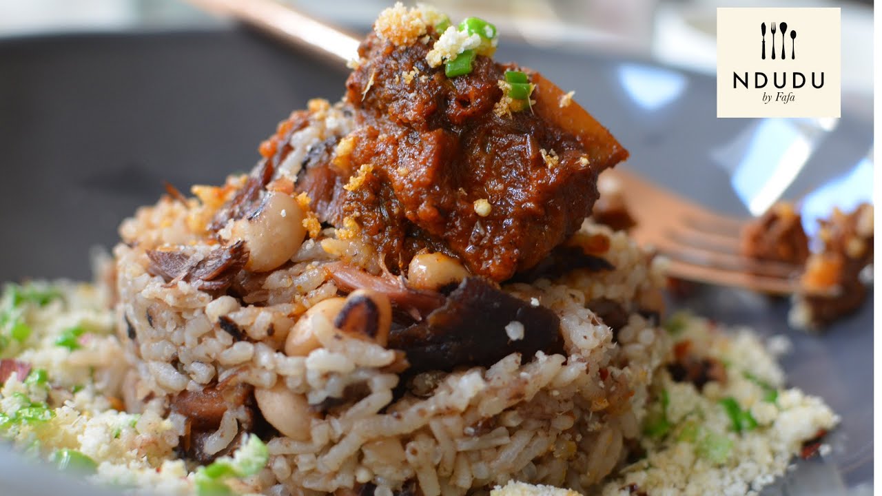 WAAKYE ANGWA MO RECIPE ✔️ *GHANA* NDUDU BY FAFA