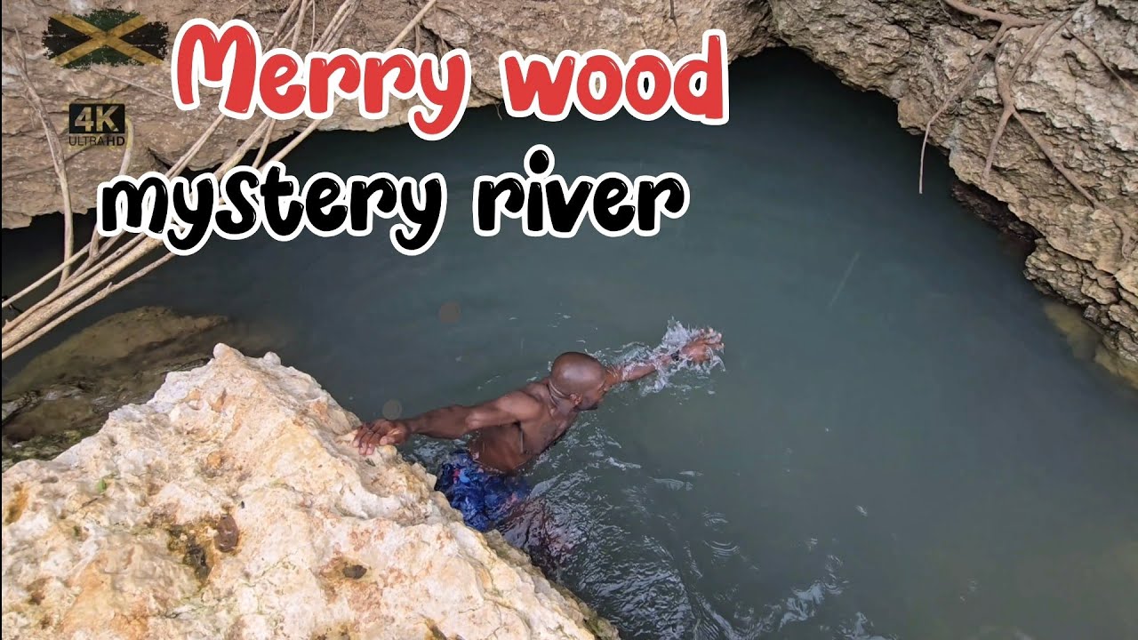 Merrywood  mystery blue water , river flowing from underneath the ground 