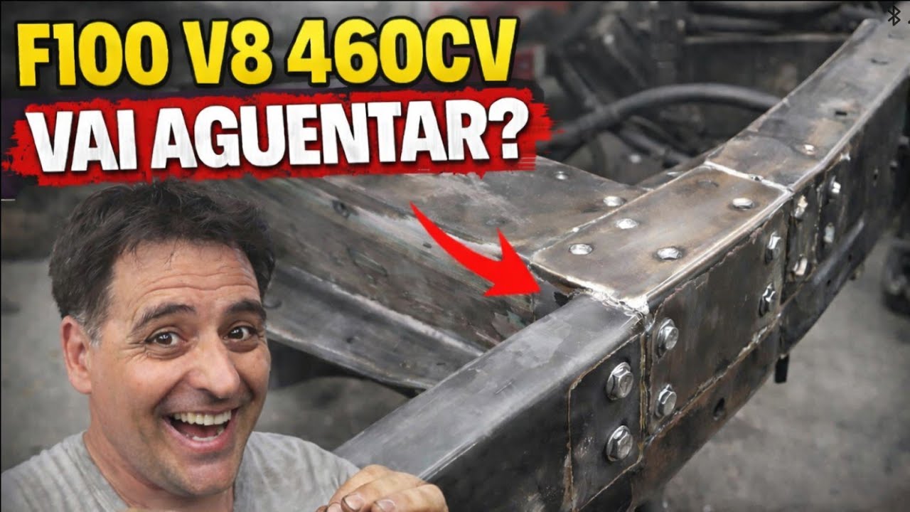  F100 V8 460cv: O Chassi Vai Aguentar? Veja Como Ficou o Reforço!