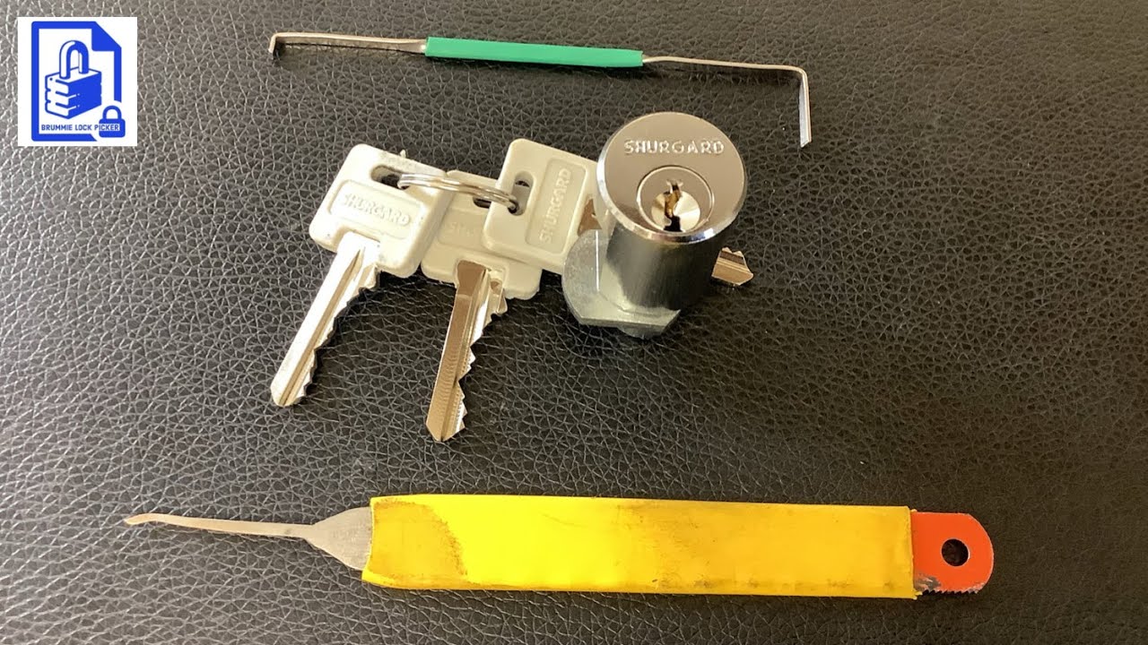 538. Shurgard safe and secure self storage unit cylinder cabinet cam lock picked open