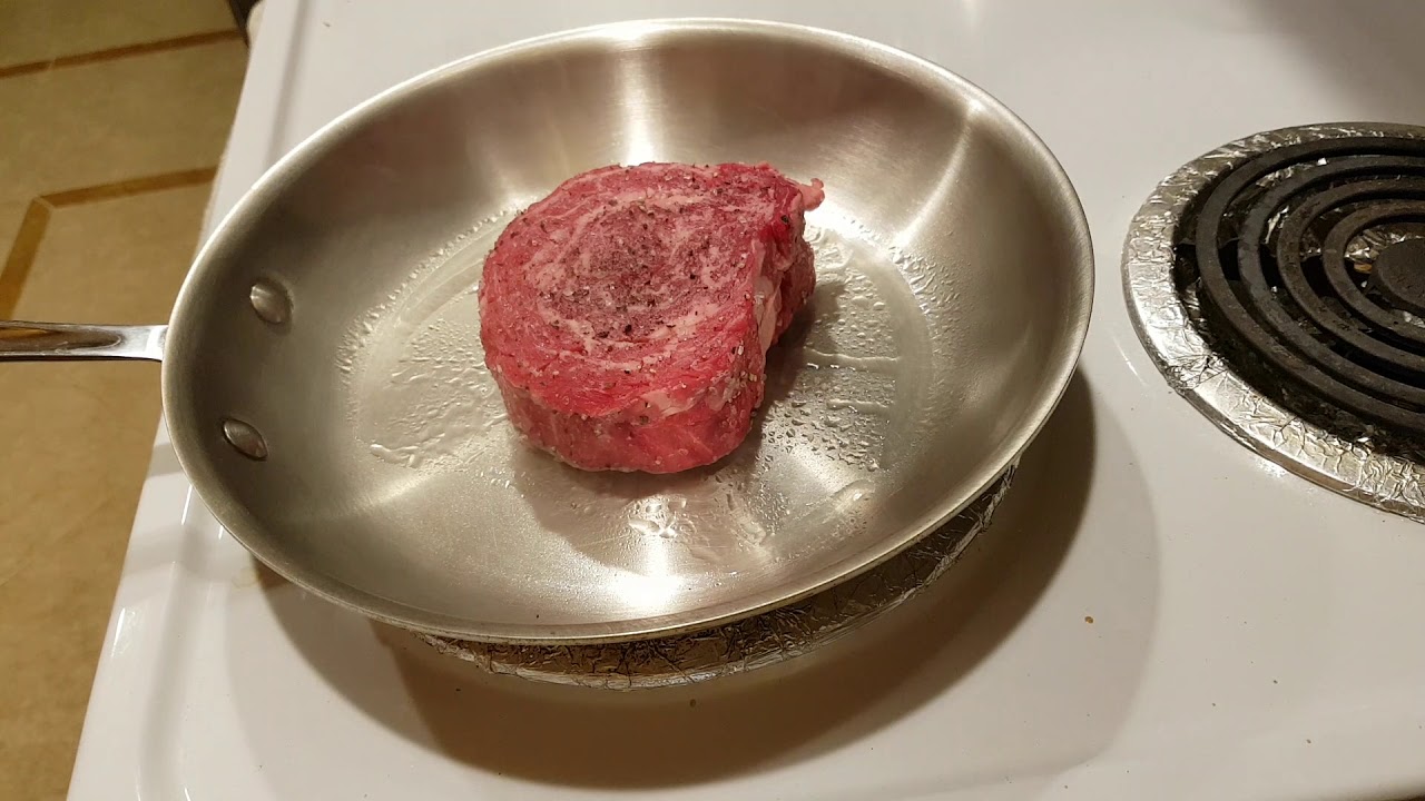 Pan Seared Ribeye Cap Steak Using All-Clad Pan