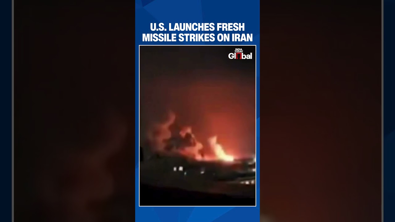 U.S. Launches Fresh Missile Strikes on Iran, Targets Military Bases in Major Escalation |#shorts