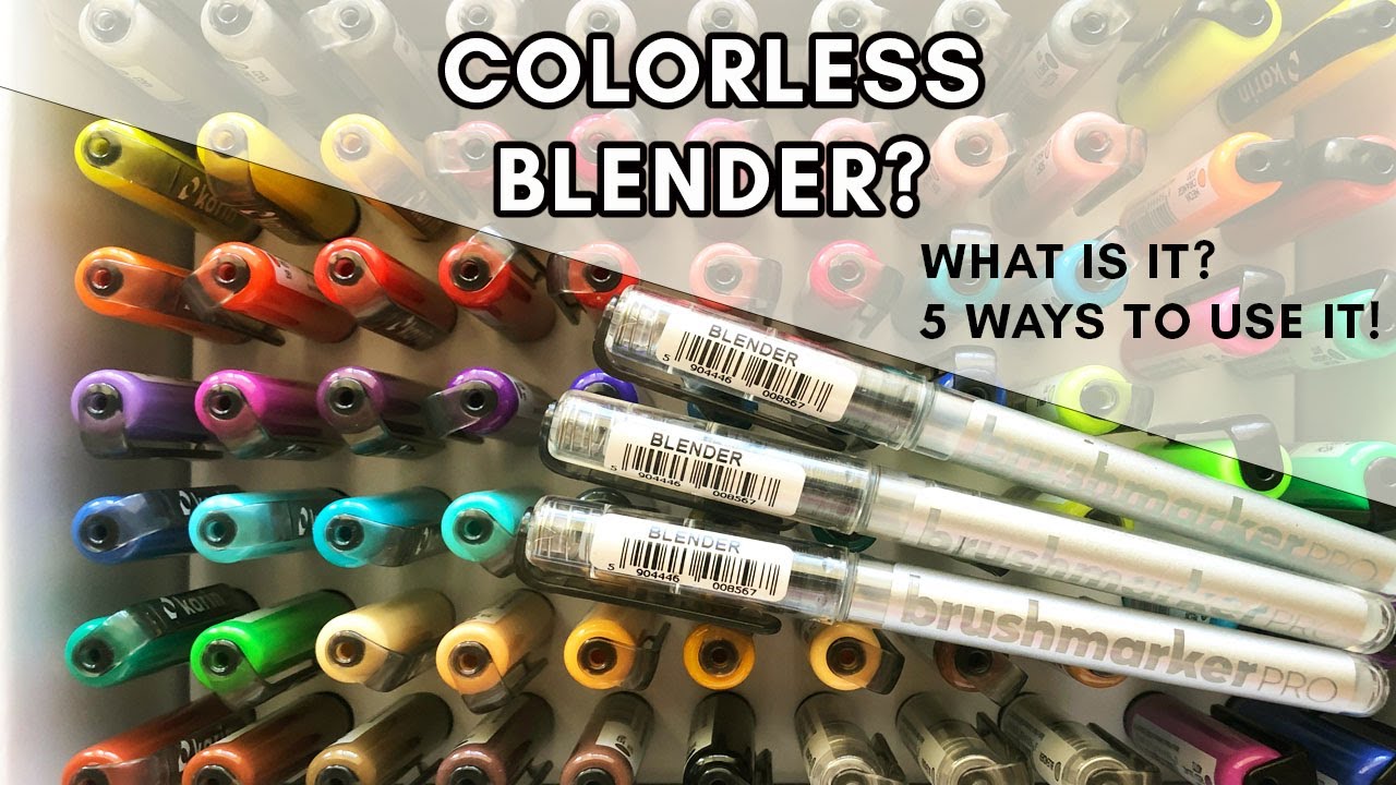 Colorless Blender Marker - What is a colorless blender pen? 5 WAYS TO USE COLORLESS BLENDER PENS!