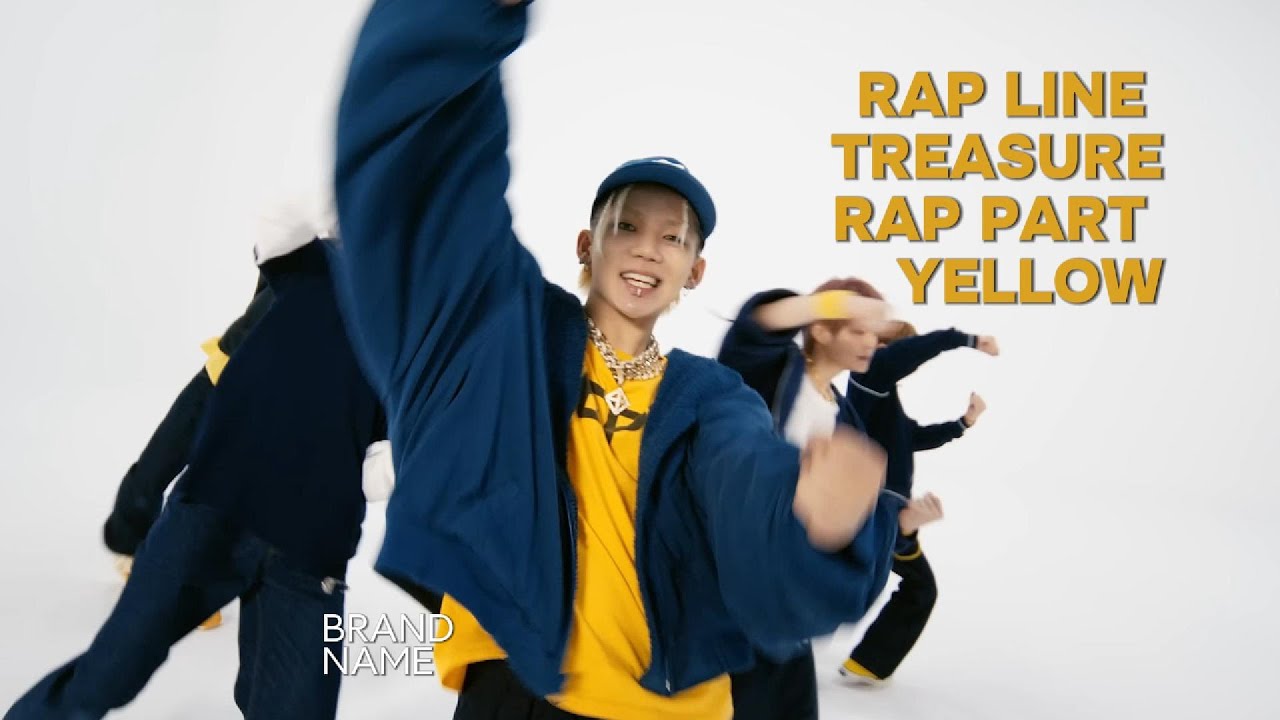 RAP LINE TREASURE 'HYUNHAYO' YELLOW #treasure트레저 #yg #yellow #SPECIALMINIALBUM