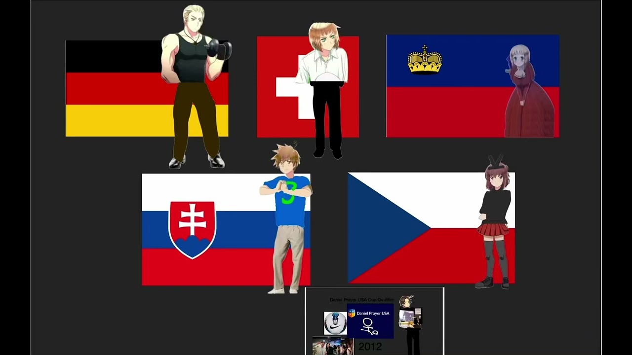 Hetalia Countries Flags  Daniel Prayer 21 Soccer Cup Qualifier