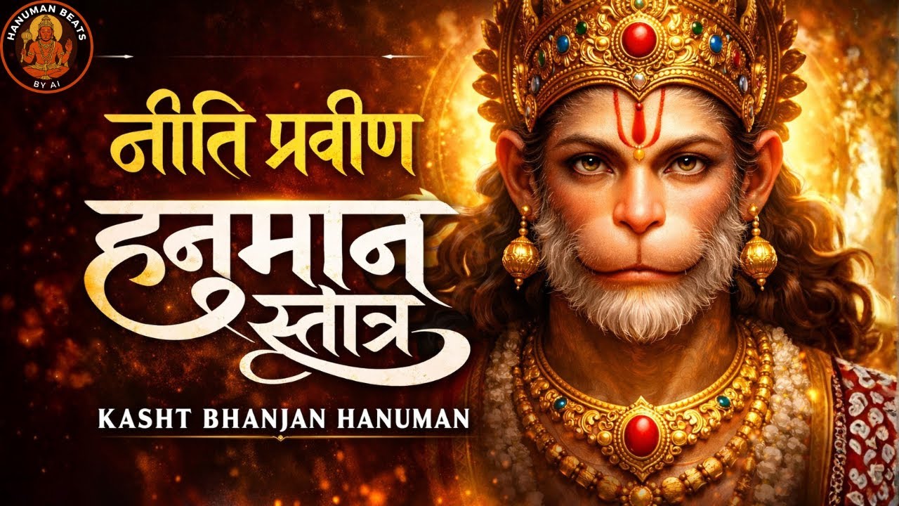 Niti Pravin Hanuman Stotram | Kasht Bhanjan Hanuman | Rare Hanuman Stotra 