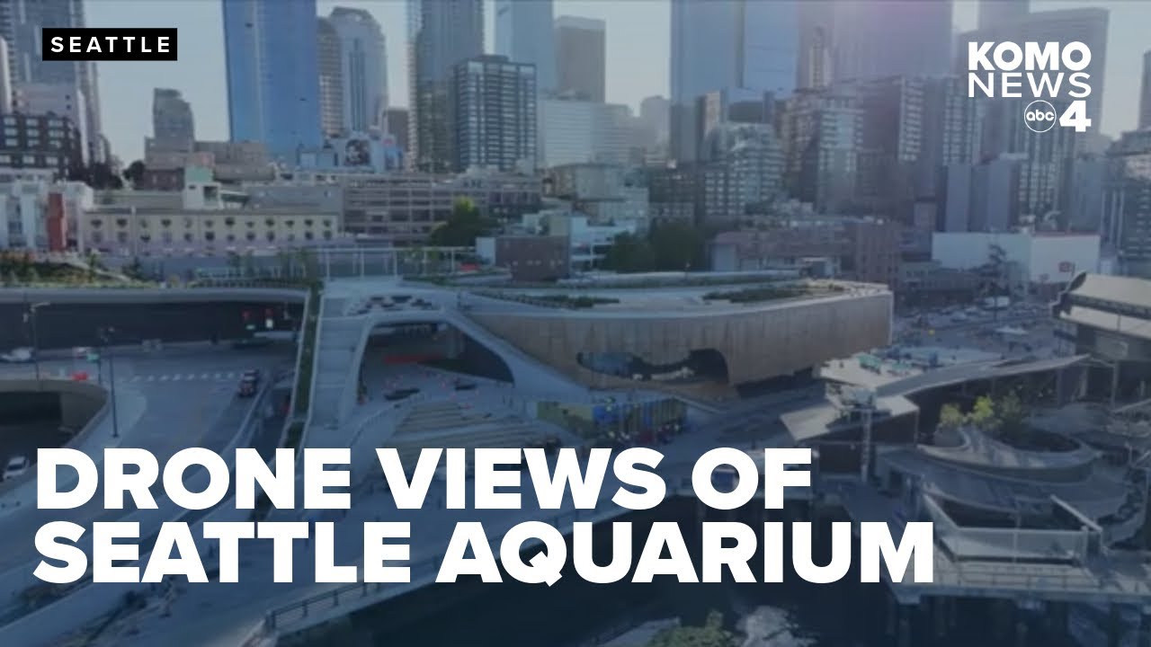 DRONE: Seattle Aquarium's new Ocean Pavilion is open