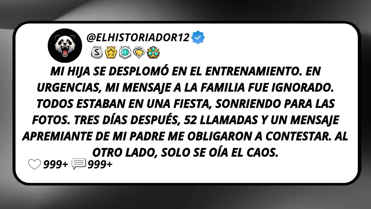 Mi Hija Se Desplom&oacute; En El Entrenamiento. En Urgencias, Mi Mensaje A La Familia Fue Ignorado...