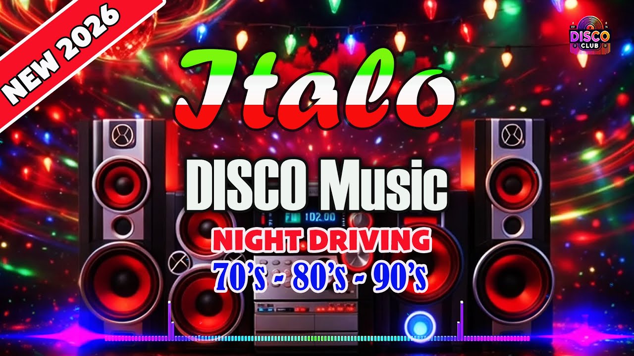 Driving Music Italo Disco |  Long Night Drive – Italo Disco Instrumental | Relax & Focus