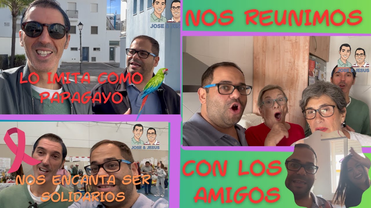 Lo IMITA COMO UN  PAPAGAYO🦜 Nos REUNIMOS CON LOS AMIGOS 😋Siempre que PODEMOS SOMOS SOLIDARIOS💝