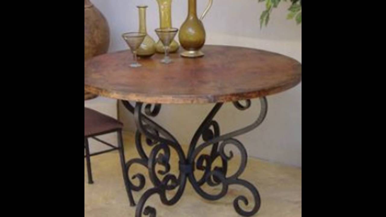 Solid Wood Raw Iron Rustic Console Table