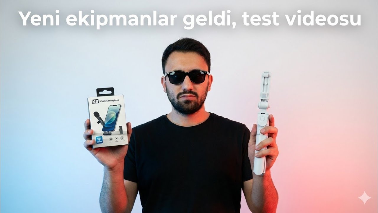 En iyi YouTube Başlangıç Ekipmanları | K8 Mikrofon Test ve #inceleme 
