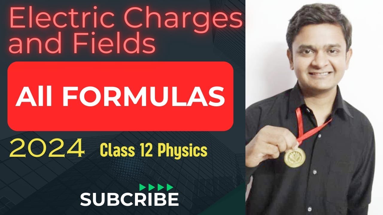 Electric Charges and Fields All Formulas Class 12 Physics Chapter 1