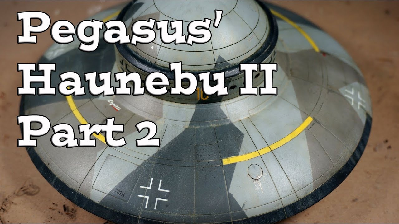 Building Pegasus Haunebu II German Flying Saucer Part 2
