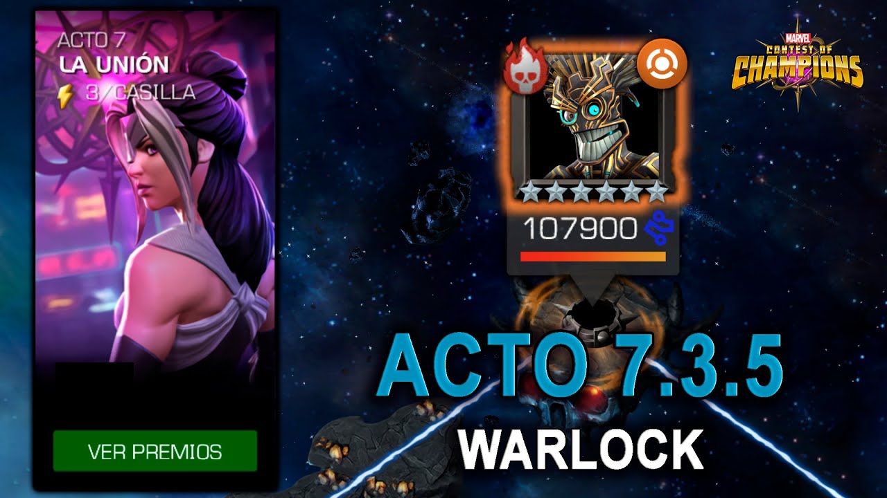 Warlock ACTO 7.3.5 | Cómo Derrotar a Warlock | Mejores Counters | MCOC Vídeo 775