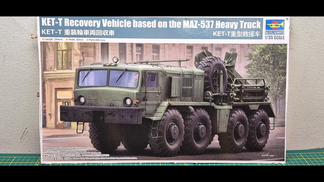 Construction Complete  Maz 537 Recovery 1/35scale