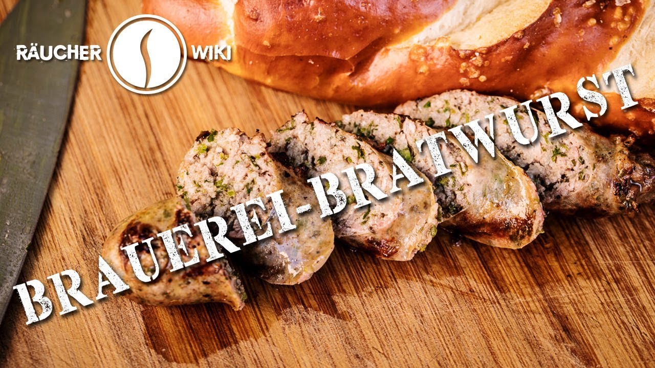 Frische Brauerei-Bratwurst selbermachen (Räucherwiki Folge 7)
