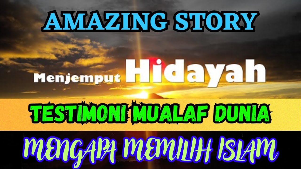 AMAZING STORY! Why He Embrace Islam? || Repost Testimoni Mualaf Dunia