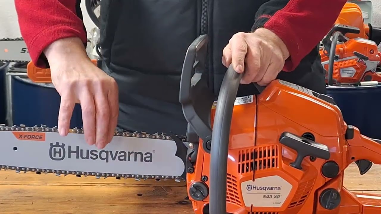 CHAINSAW HUSQVARNA 543XP 🇯🇵😎🔥 FIRSTSTART Carburetor adjustment needed 🤷‍♂️ #kettensäge 