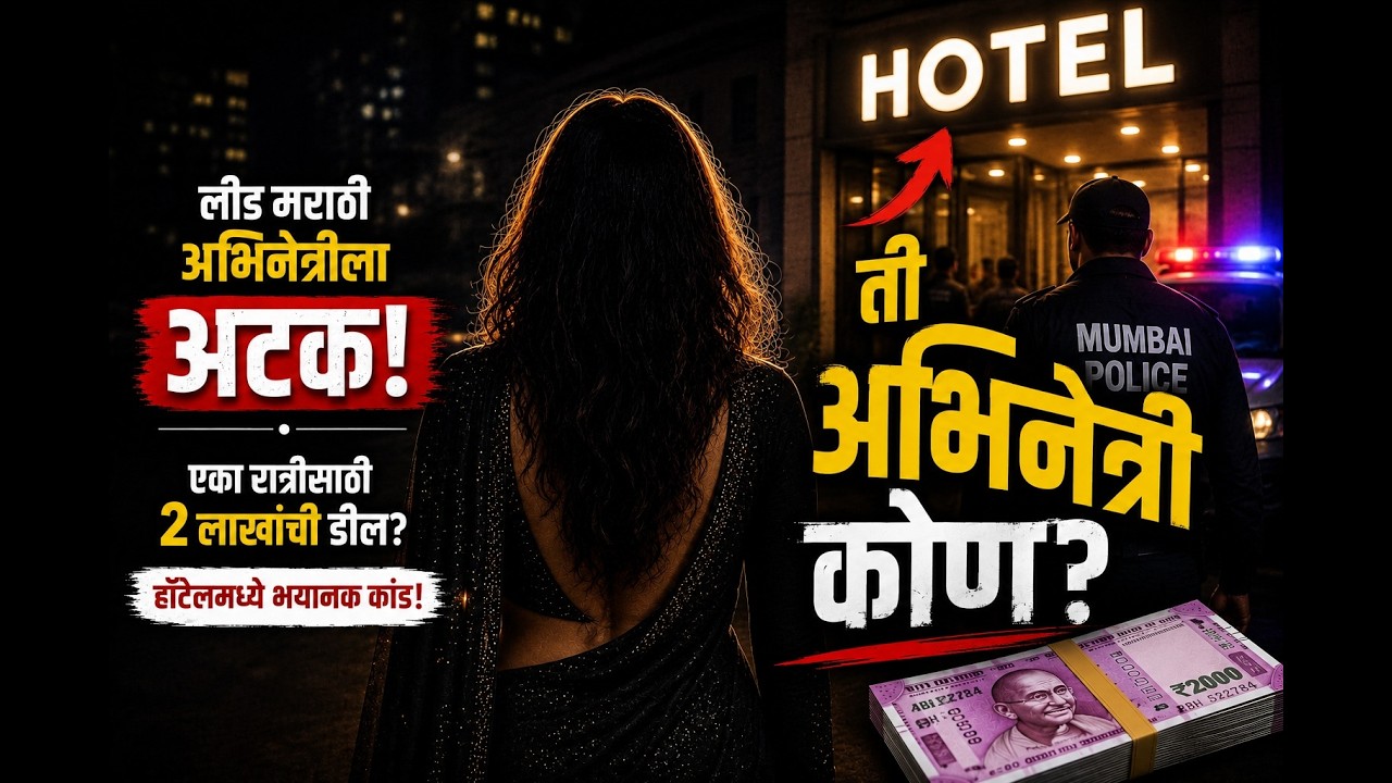 लीड मराठी अभिनेत्री अटकेत? 😱 एका रात्रीसाठी 2 लाखांची डील... पण खरी गोष्ट वेगळीच!