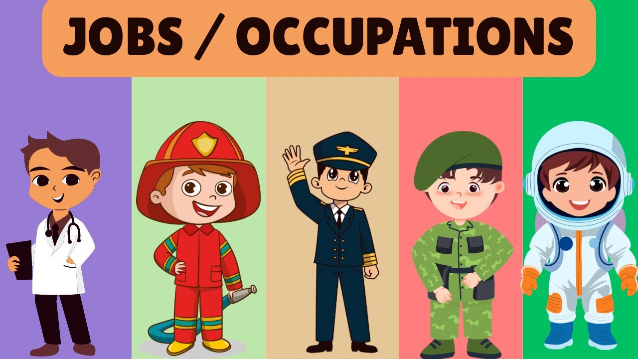 50 Jobs Vocabulary and Career Names For Kids | Fun Professions and Occupations Explained!