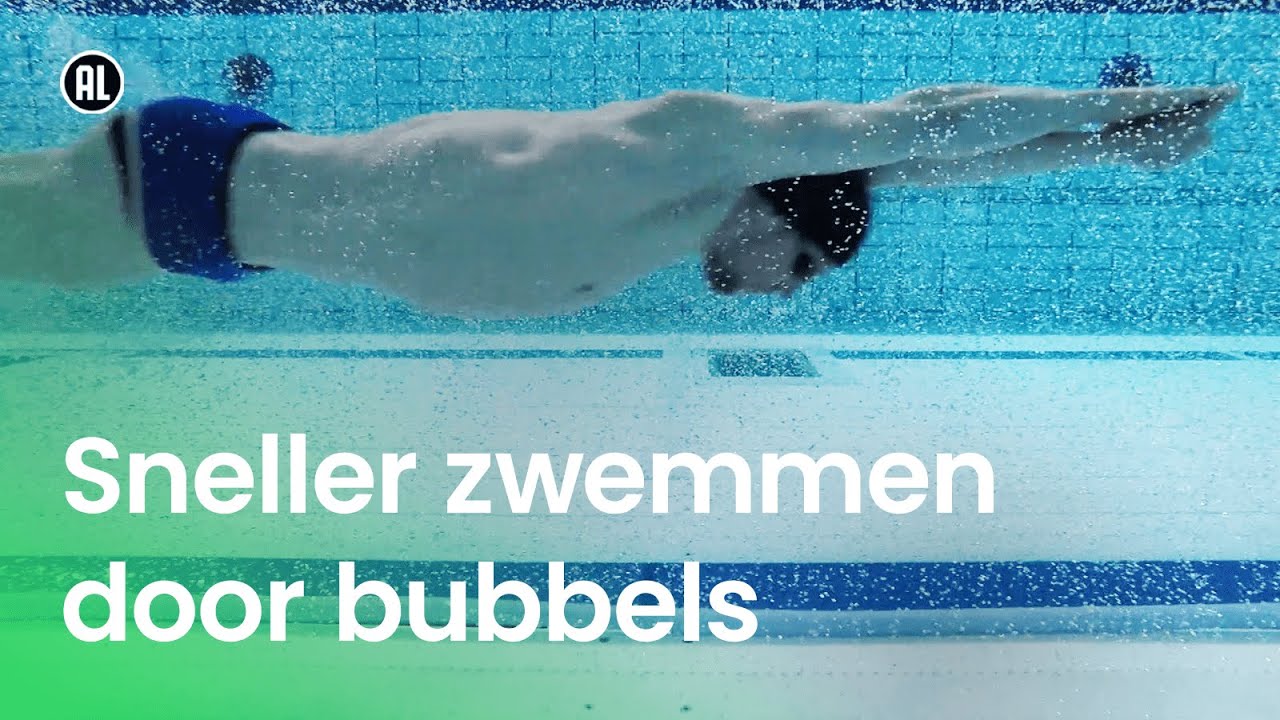 Kun je sneller zwemmen door bubbels?