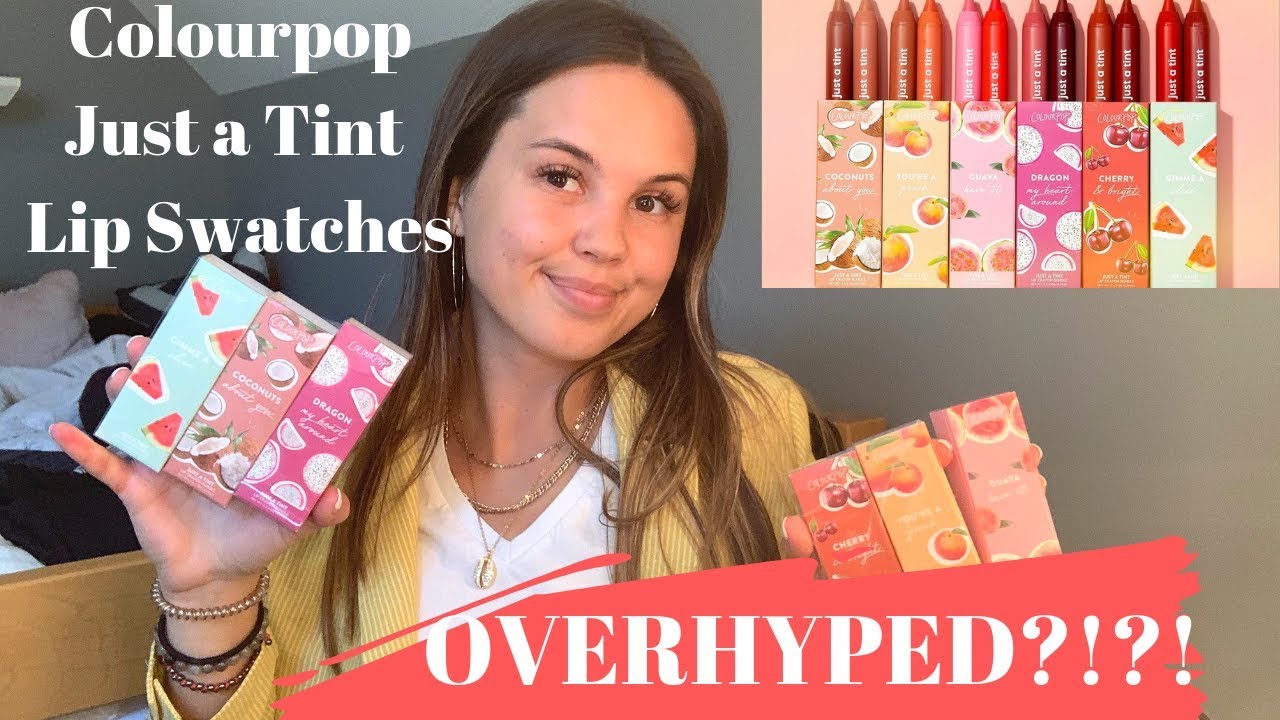 Just A Tint Colourpop Lip Swatch | Sydney Tobolski