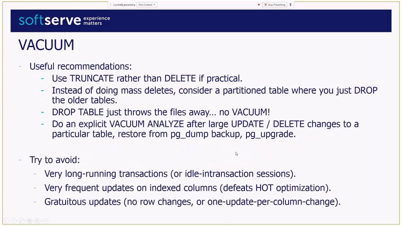 PostgreSQL conference Europe by Valerii Tereschenko (Rus)