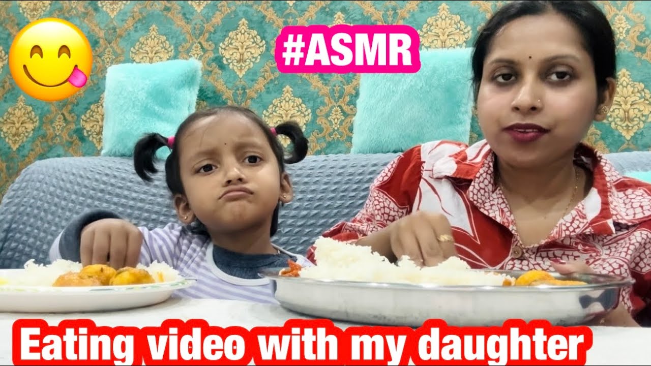Eating bhaat and alu sabji with my risha 😘 #eating #eatingfood #eatinghabits #eatingshow
