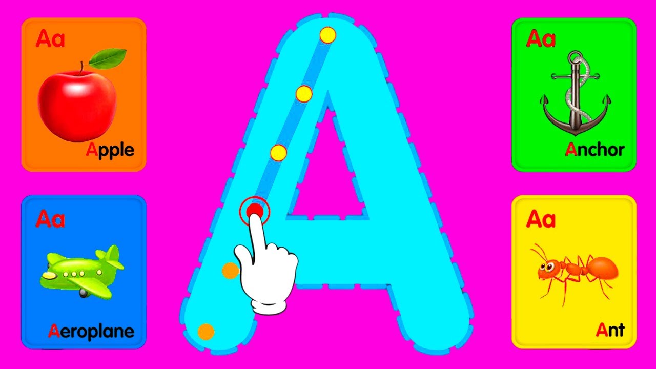 Aprendiendo el Abecedario - ABC Escribir el Abecedario - Videos Infantiles