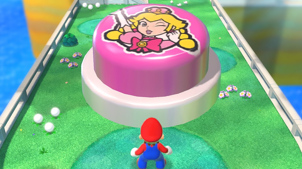 What happens when Mario presses the Peachette Switch in Super Mario 3D World?