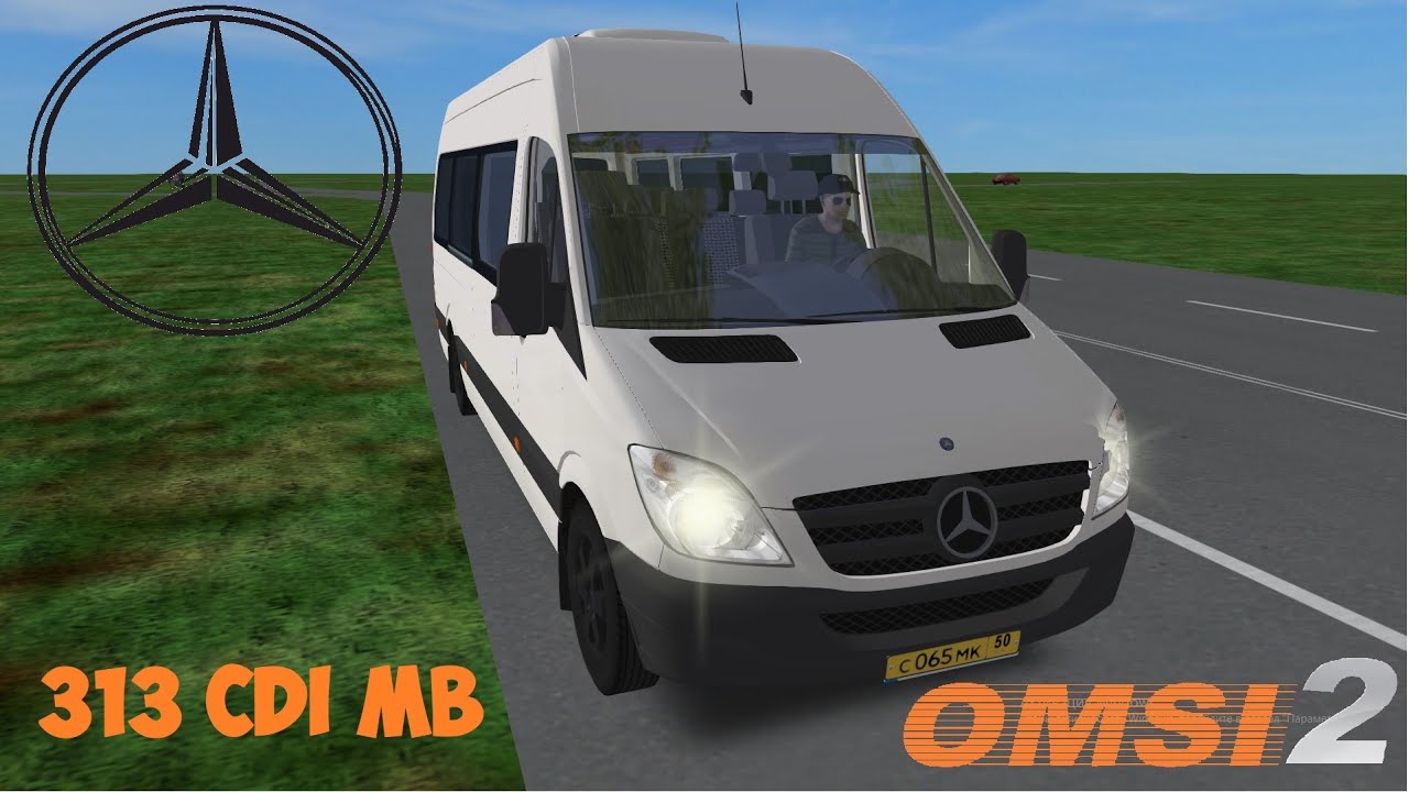 MB 313 CDI. OMSI 2 на карте Новосибирск по 45 маршруту