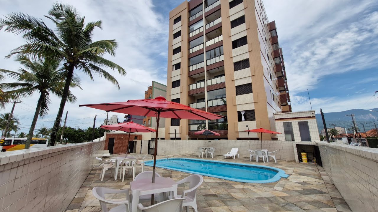 Frente Mar Apartamento 2 Dormitórios a Vanda, Jardim Imperador, Praia Grande - R$ 450 mil, Cod: 5432