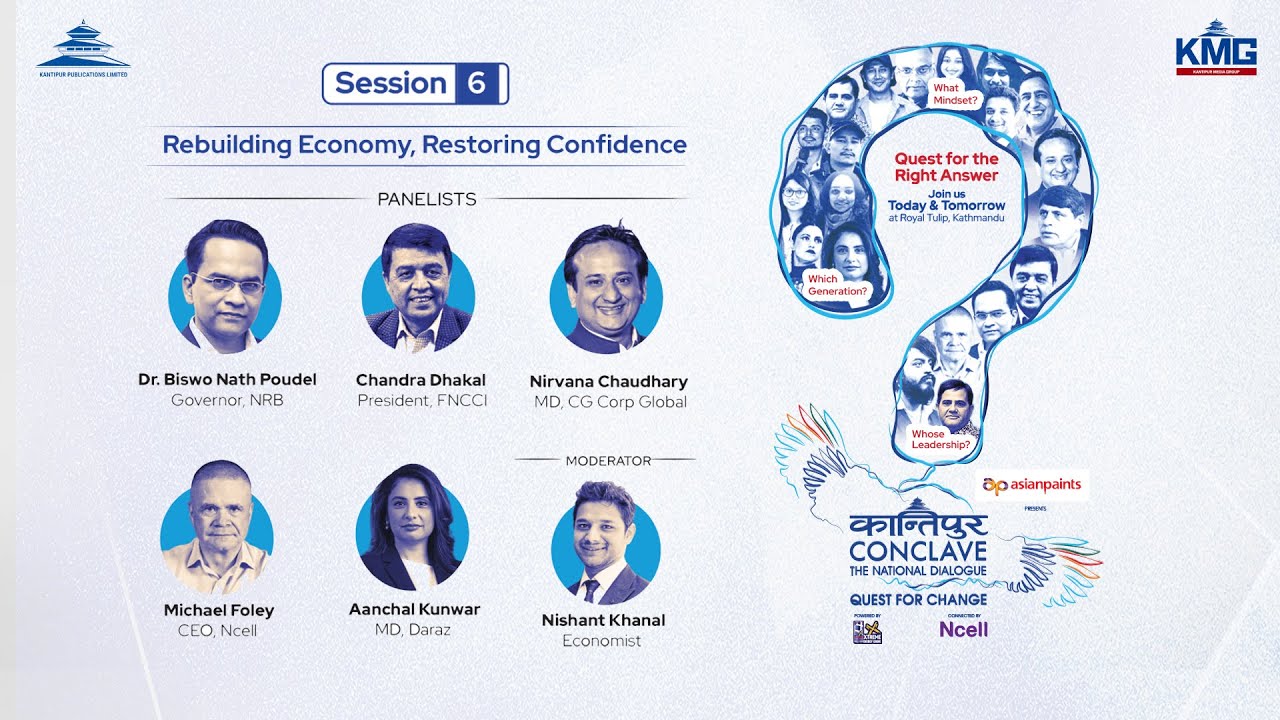 Rebuilding Economy, Restoring Confidence | Session 6 | Kantipur Conclave 2026