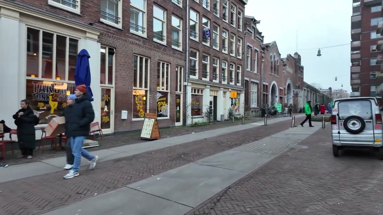 Walk to Foodhallen Amsterdam | City Streets & Local Atmosphere