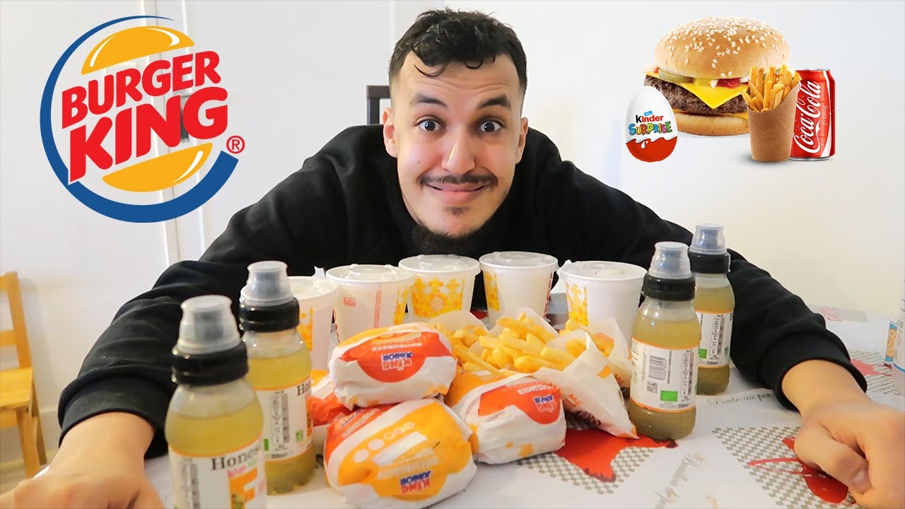 JE MANGE 5 MENUS ENFANTS BURGER KING JE FINI ENCEINTE !