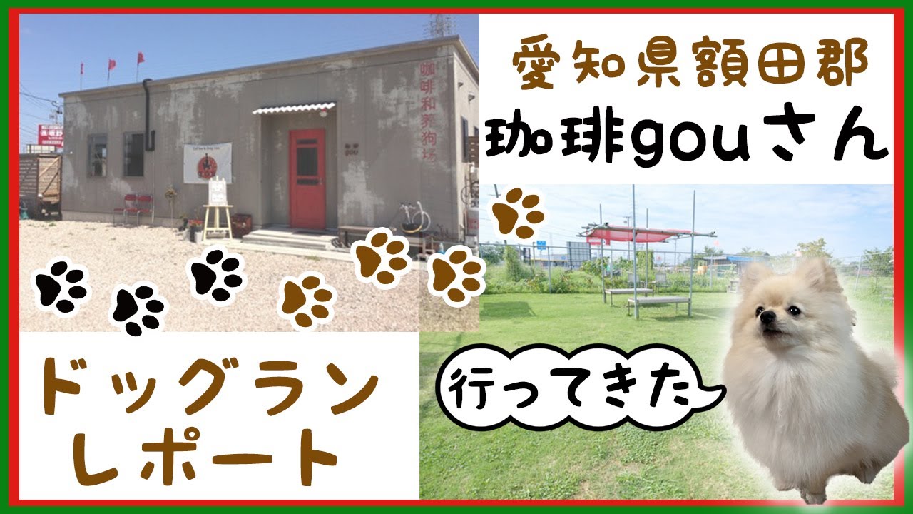 【ドッグランレポート】愛知県額田郡の『珈琲gou』さんに行ってきました！