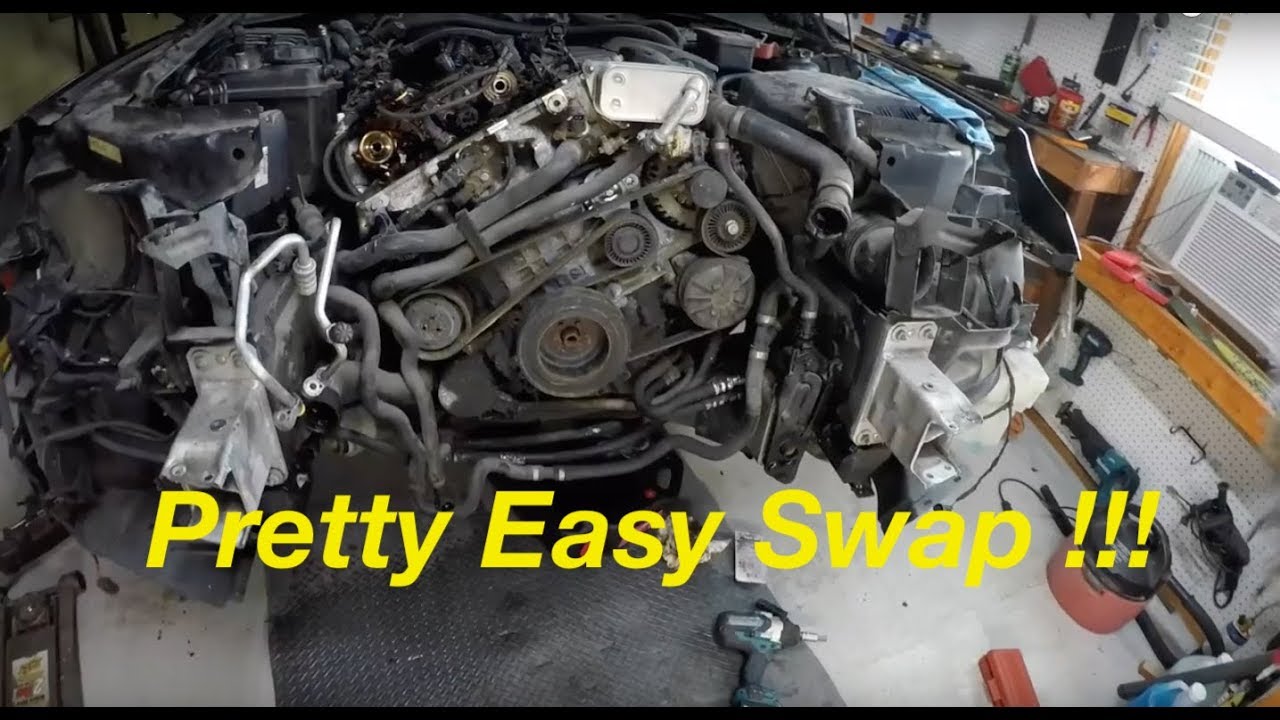 PART 1  Copart 2008 BMW 528xi E60 AWD Engine Removal