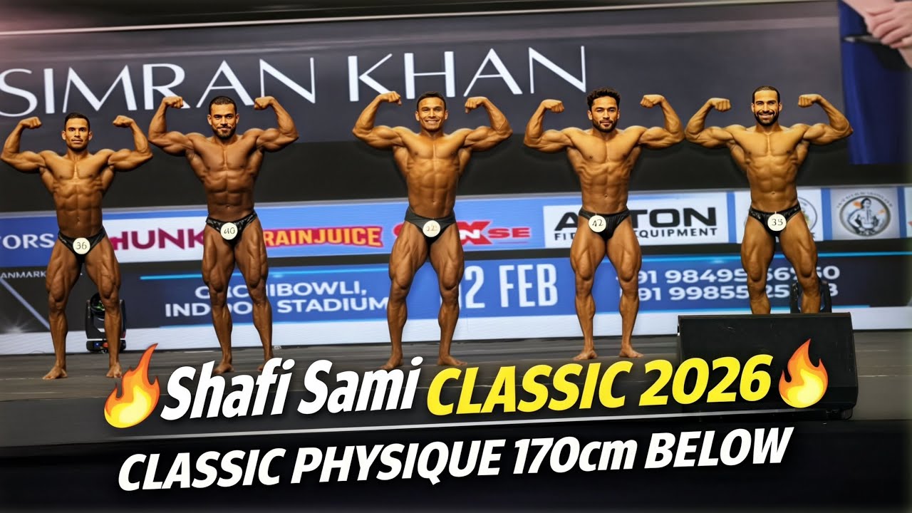 Shafi Sami Classic 2026 | Classic Physique 170cm Below 🔥 Full Competition Highlights 